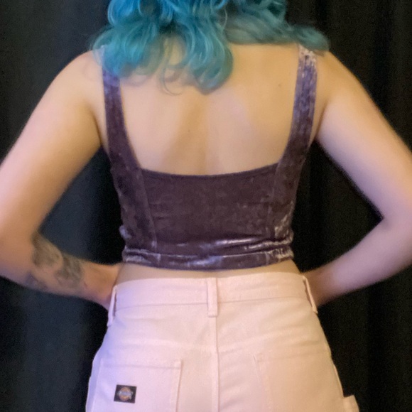 Purple crop top - Picture 3 of 6